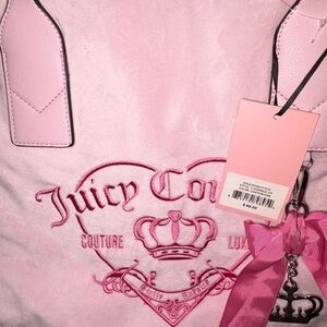 Juicy Couture Light Pink Tote with Bow Accent